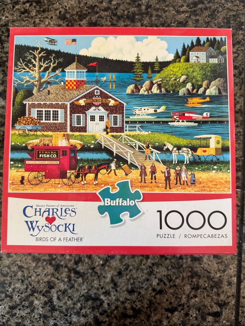 Charles Wysocki 1000 piece puzzle “birds of a feather “ Buffalo